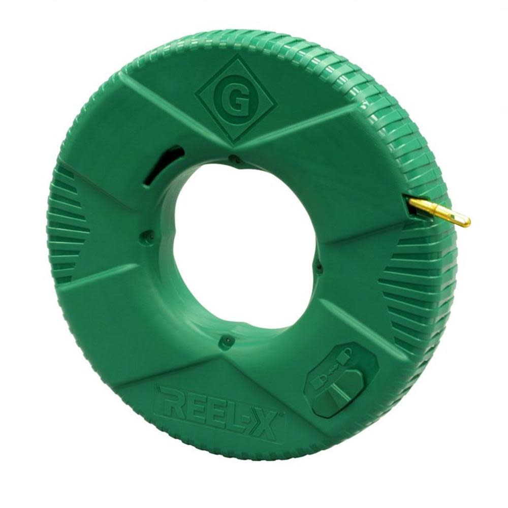 Greenlee Reel-X Fiberglass Non-Conductive Fish Tape 50′ - Flockneti