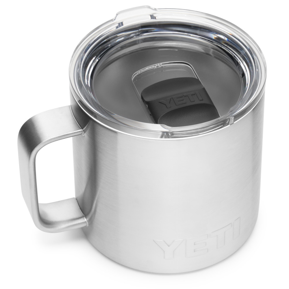 Yeti Rambler Mug with MagSlider Lid 14oz Stainless Steel - Flockneti
