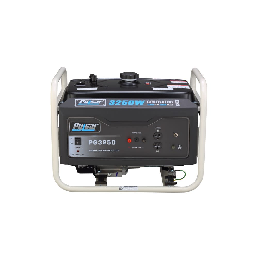 Pulsar Products Generator 120V 3250W 208cc 4 Stroke Gasoline Portable - Flockneti