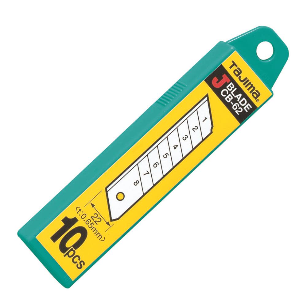 Tajima 7/8″ 8 Point ENDURA Utility Knife Replacement Blades 10pk - Flockneti