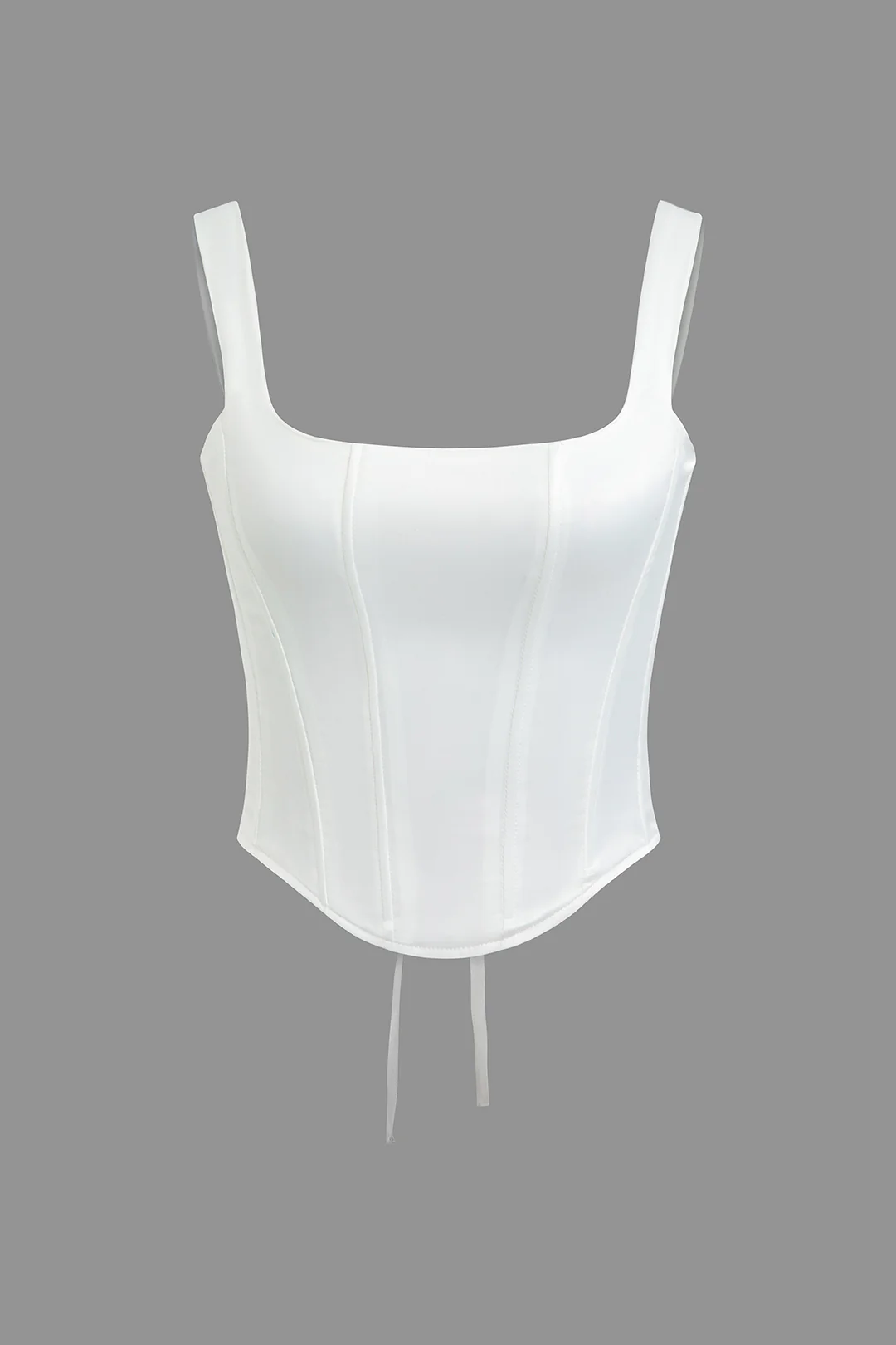 Backless Tie Up Tank Top - Flockneti