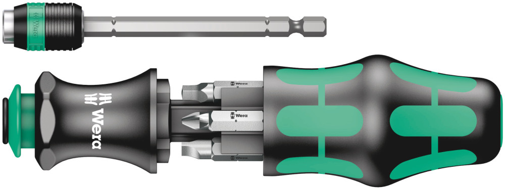 Wera Tools 7pc Kraftform Kompakt 26 Compact Tools with Pouch - Flockneti
