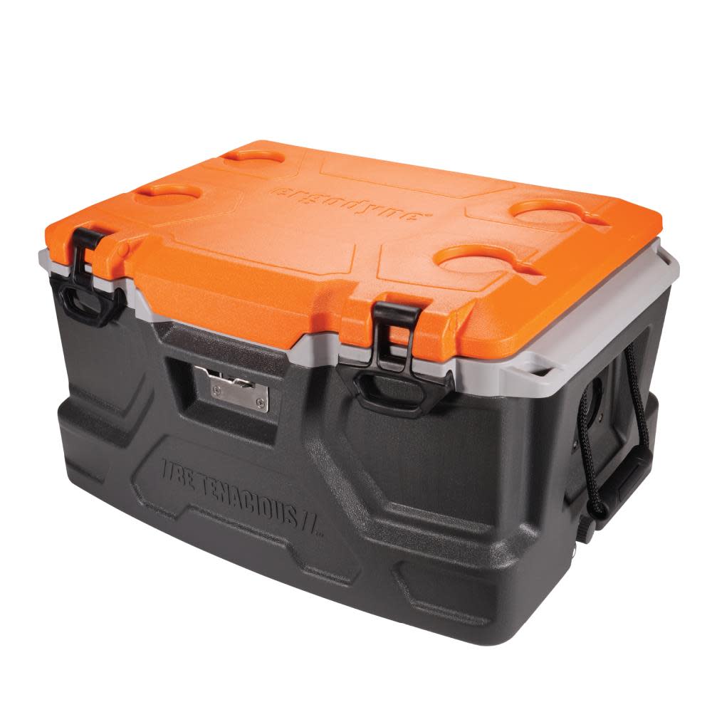 Ergodyne Chill Its 5171 Industrial Hard Sided Cooler 48 Quart Single Orange & Gray - Flockneti