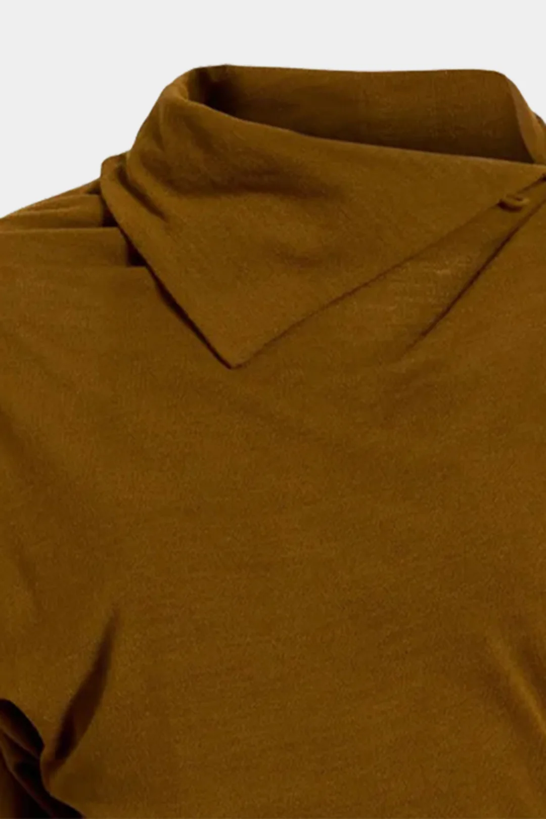 Asymmetrical Ruched Long-Sleeve Top - Flockneti