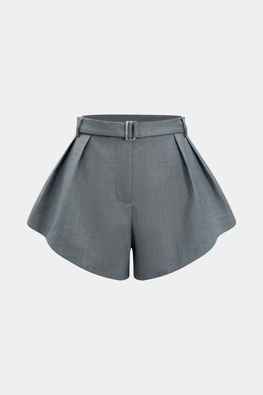 Solid Wide Leg Shorts - Flockneti
