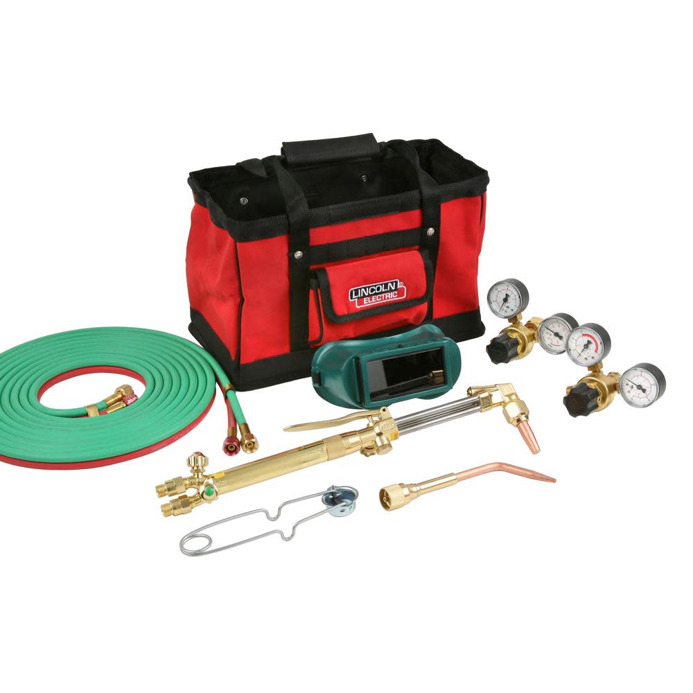 Lincoln Electric Oxygen Welding Cutting and Brazing Kit - Flockneti