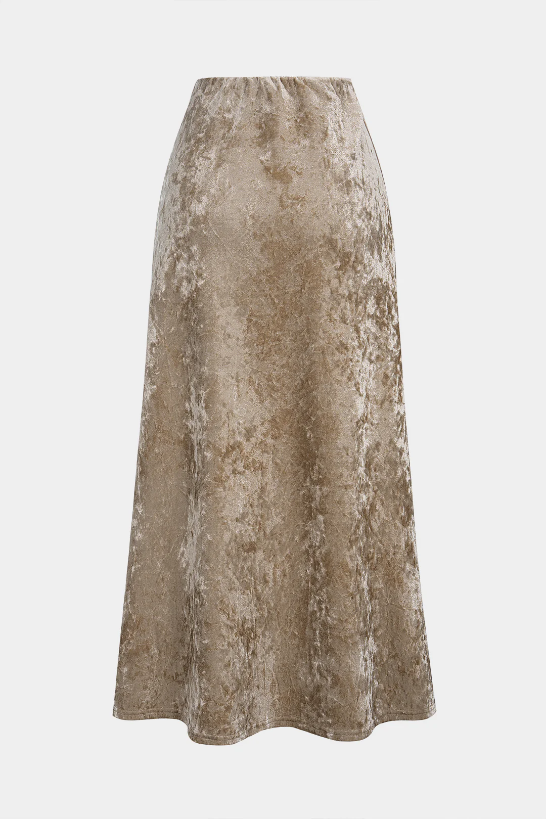 Velvet High Waist A-Line Skirt - Flockneti