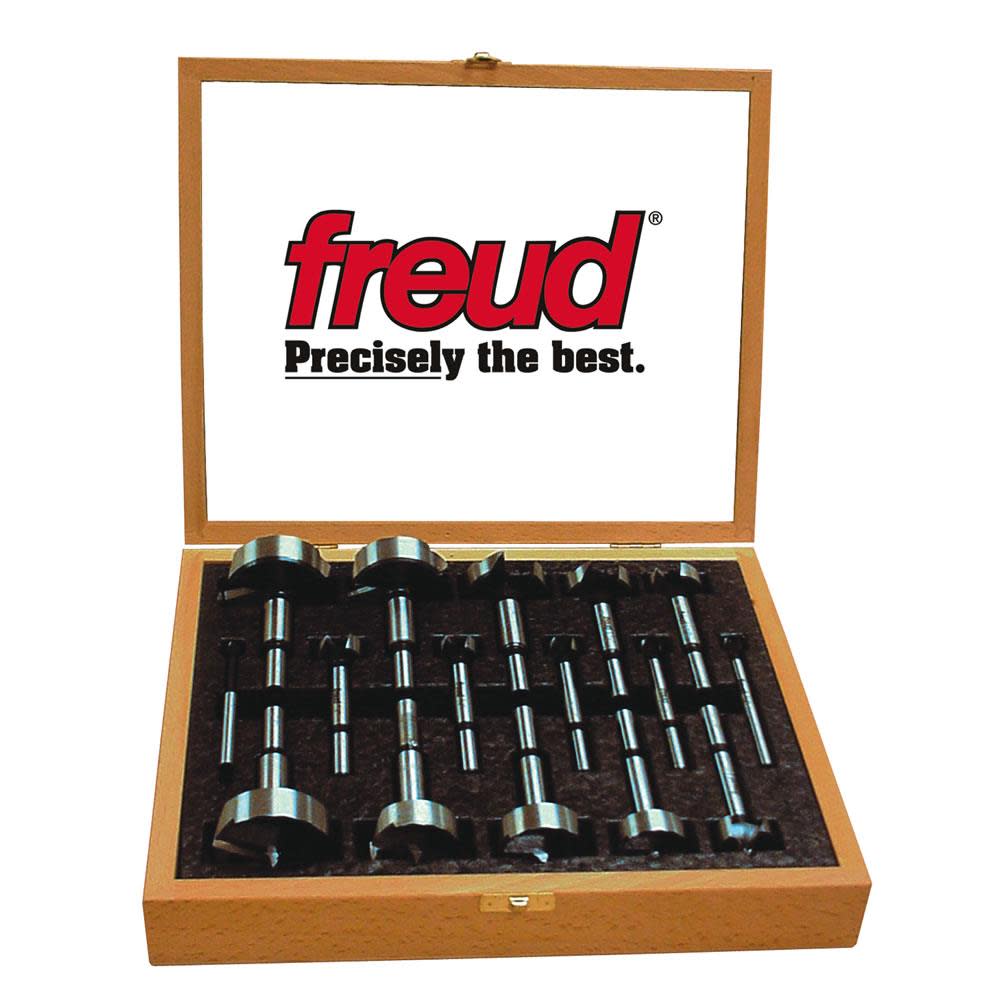 Freud 16 pcs. Precision Shear Serrated Edge Forstner Drill Bit Set 1/4 In. to 2-1/8 In. - Flockneti