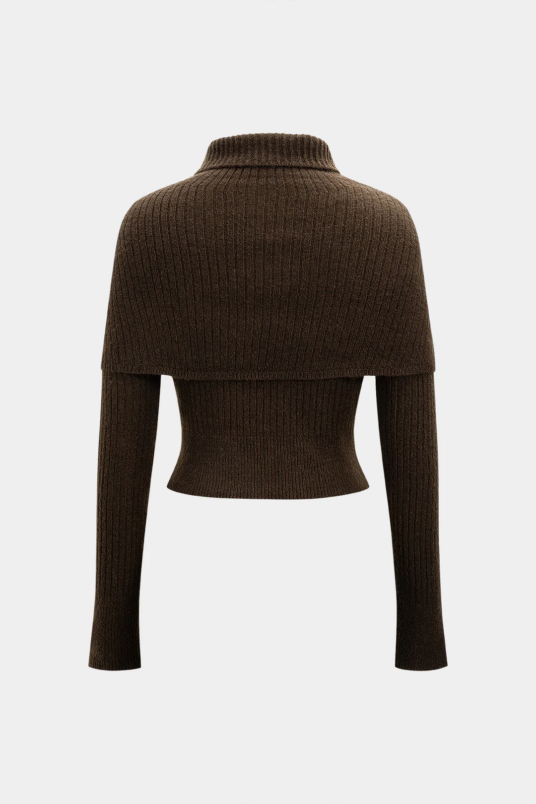 Sweater High Collar Long-Sleeve Top - Flockneti
