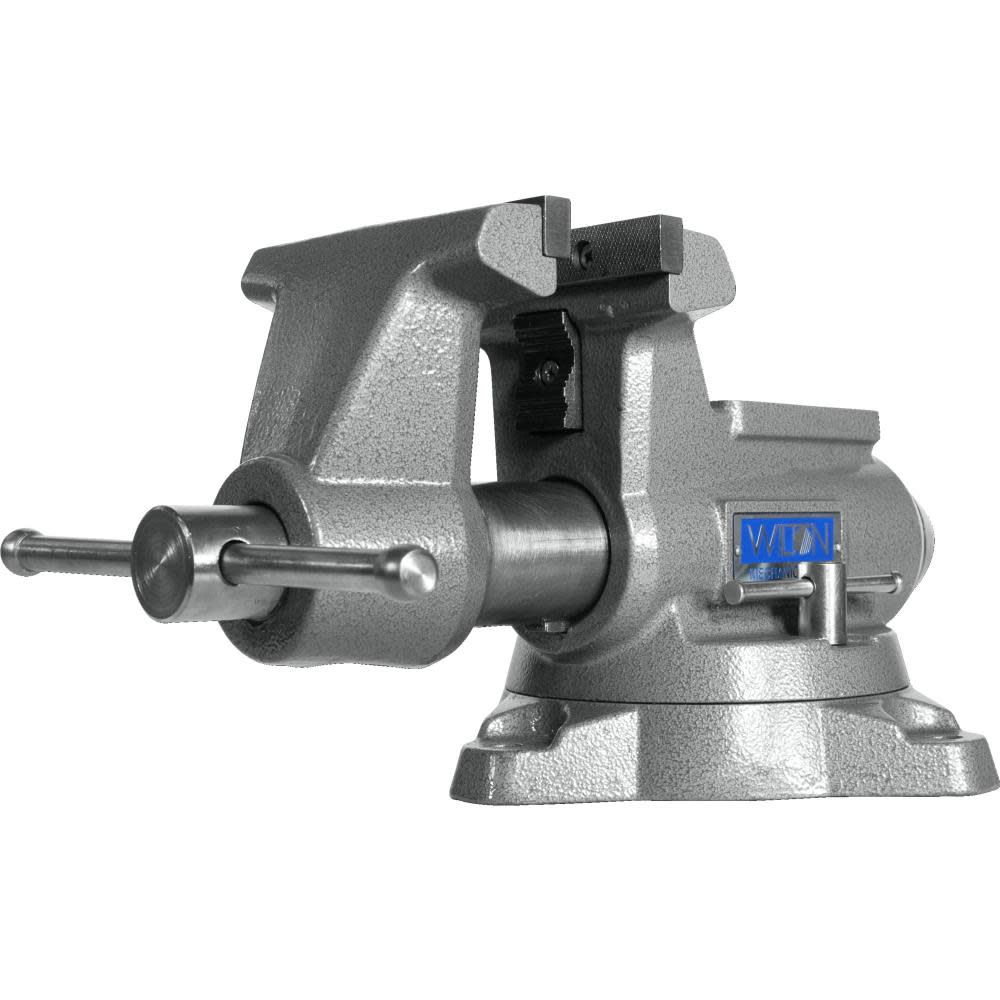 Wilton Mechanics Pro Vise 5-1/2 Jaw Width 5″ Jaw Opening 360 Swivel Base - Flockneti