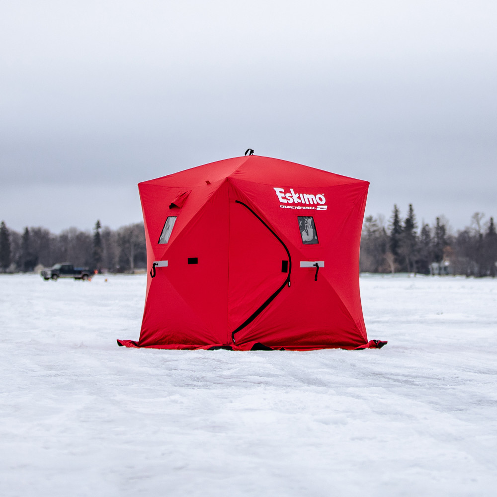 Eskimo Quickfish 2 Ice Fishing House Portable Pop Up - Flockneti