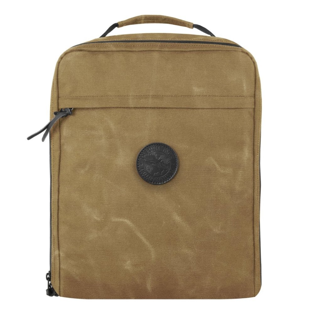 Duluth Pack 39 Liter Capacity Wax Khaki Duffel Pack Jet-Setter - Flockneti