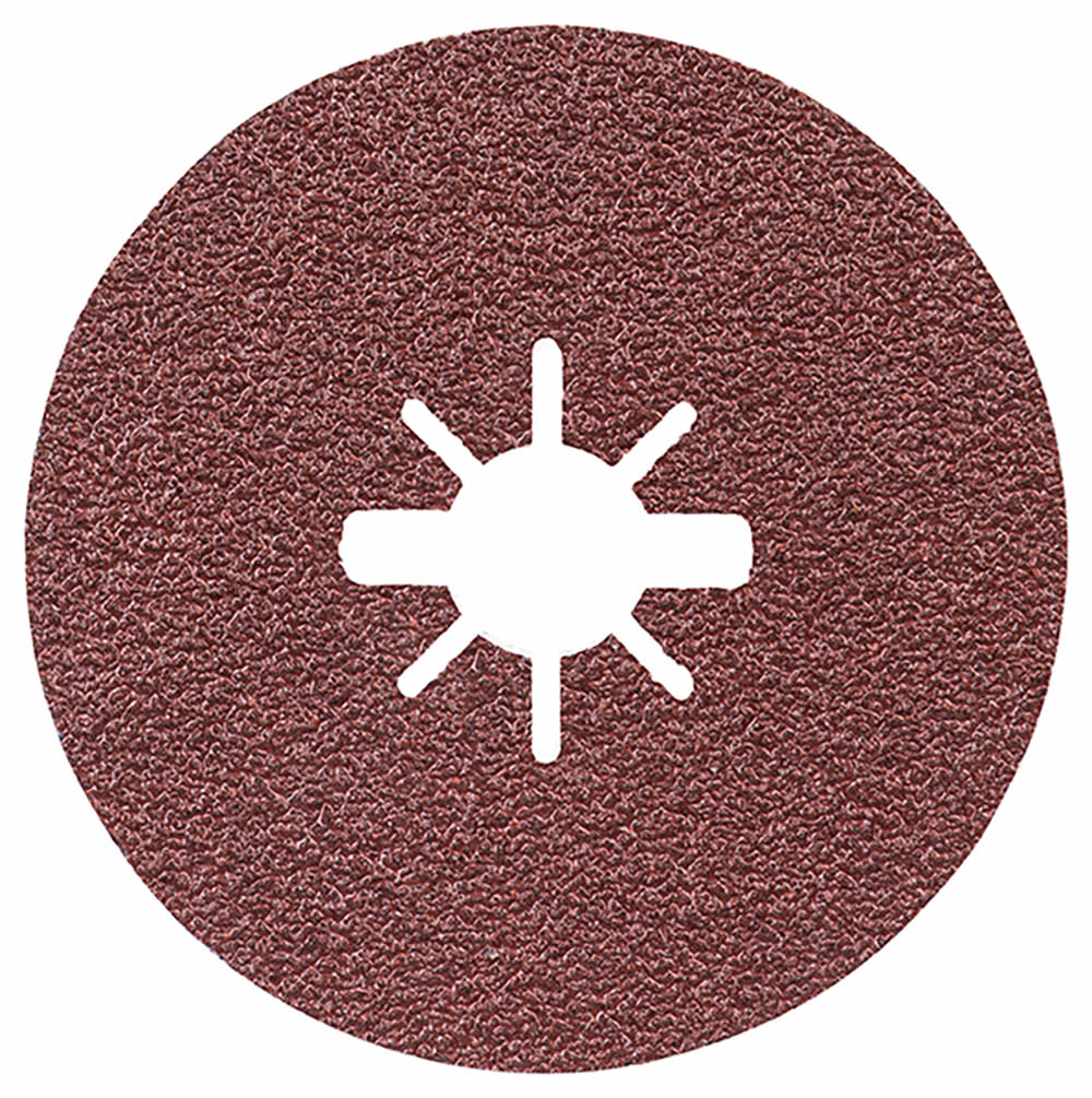 Bosch 25 pc. 4-1/2 In. 24 Grit X-LOCK Coarse Grit Abrasive Fiber Discs - Flockneti