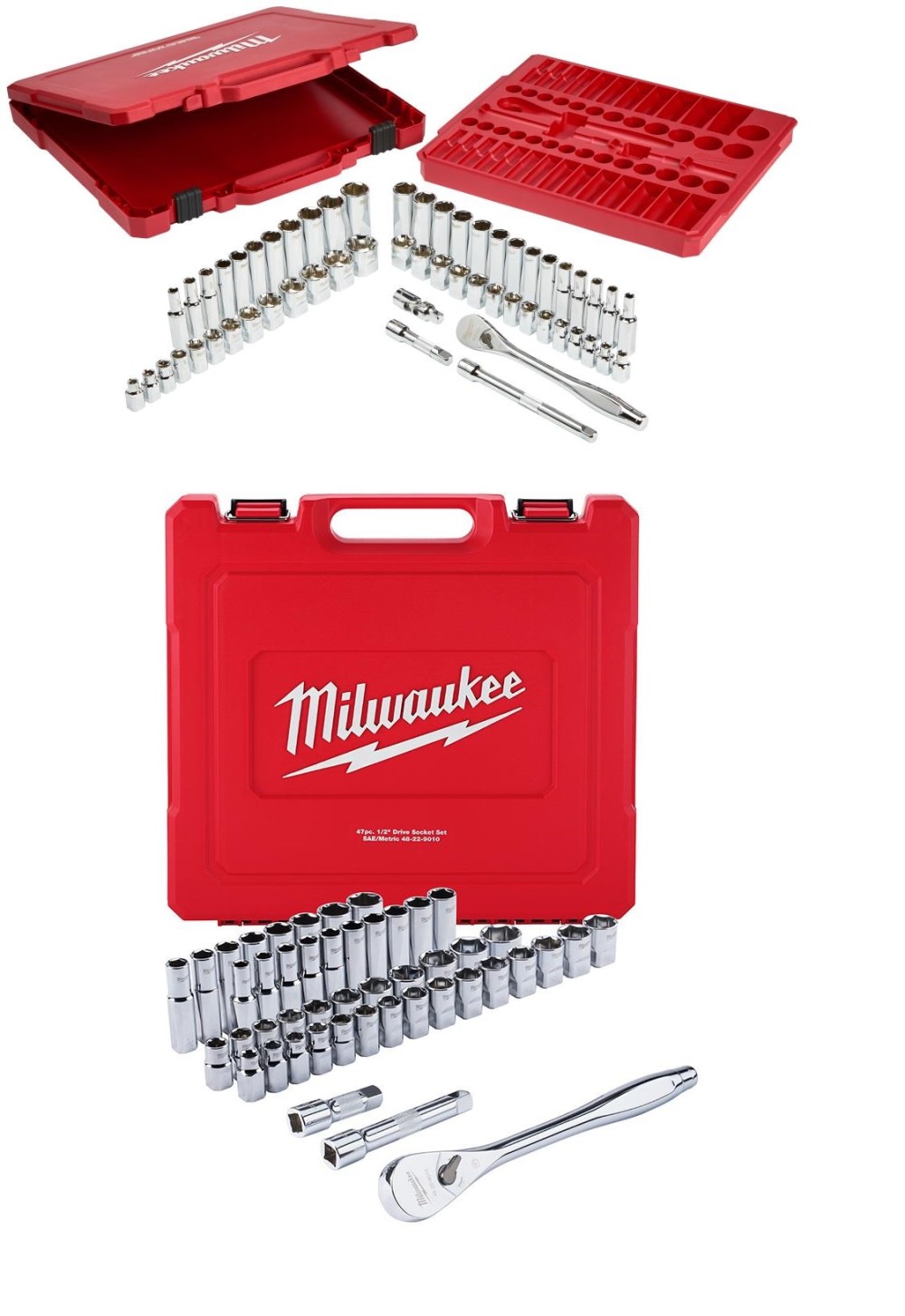 Milwaukee Ratchet Socket Wrench Set 103pc Bundle - Flockneti