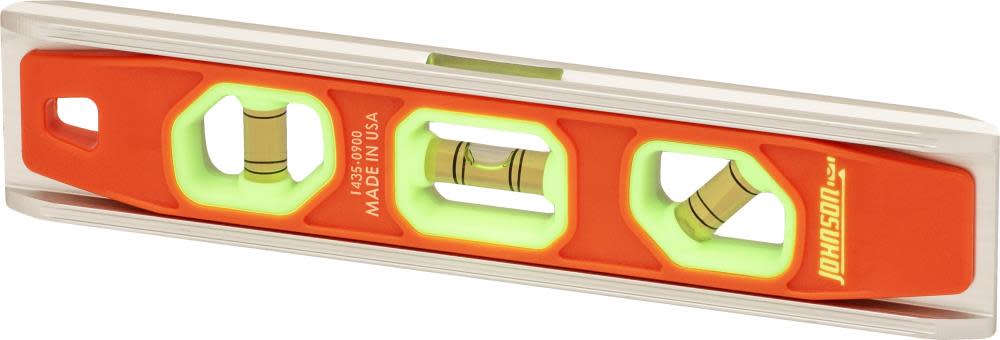 Johnson Level 9″ Magnetic Glo-View Torpedo Level - Flockneti