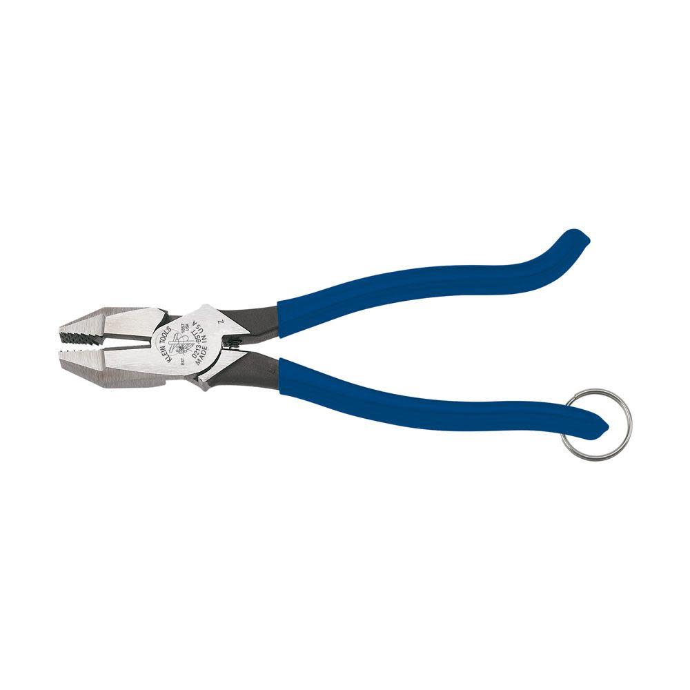 Klein Tools Rebar Work Pliers with Tether Ring - Flockneti