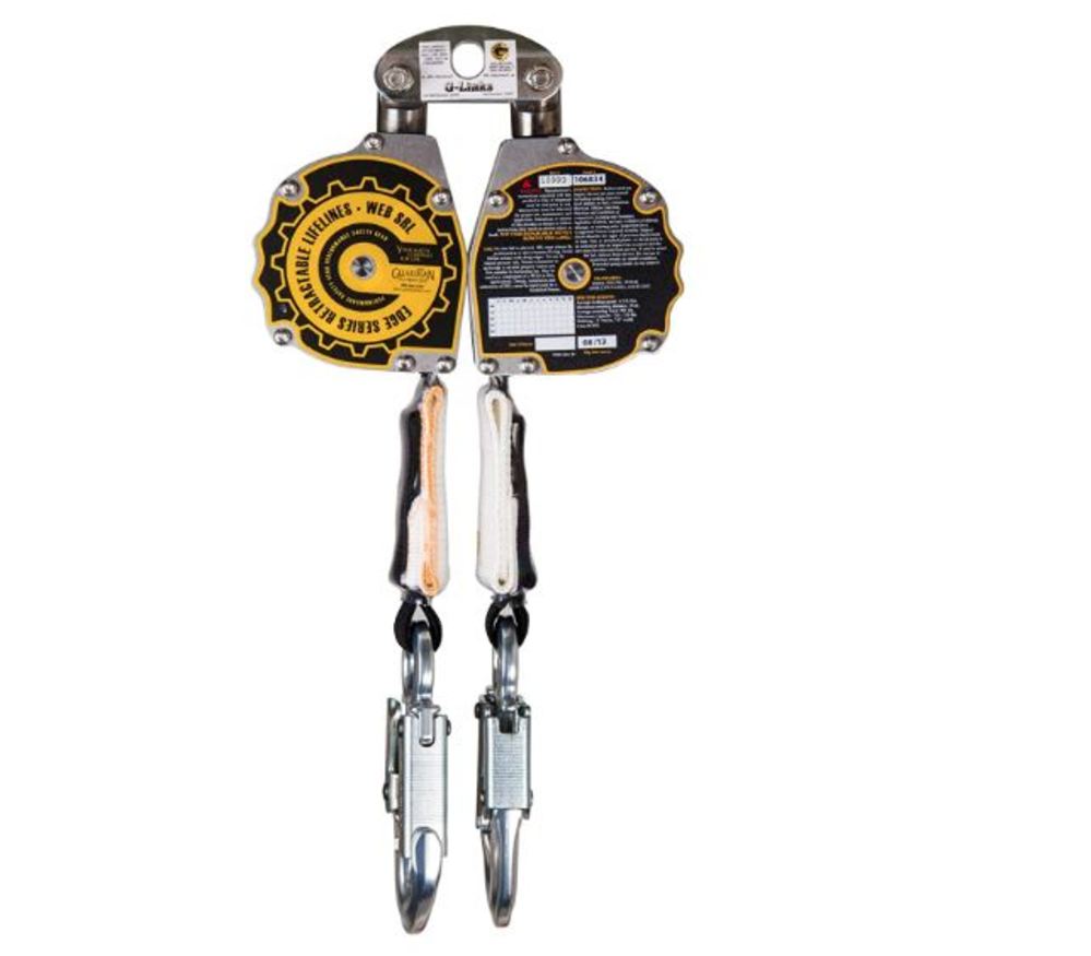 Guardian Fall Protection 6′ G-Link Dual Retractable SRL - Flockneti