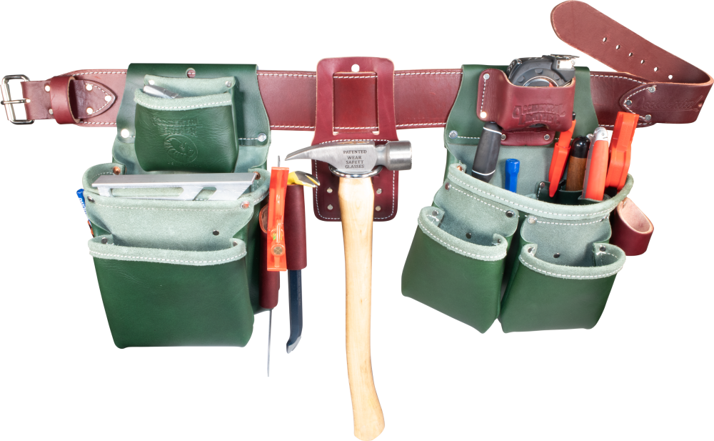 Occidental Leather Pro Framer Tool Belt Green 2X - Flockneti