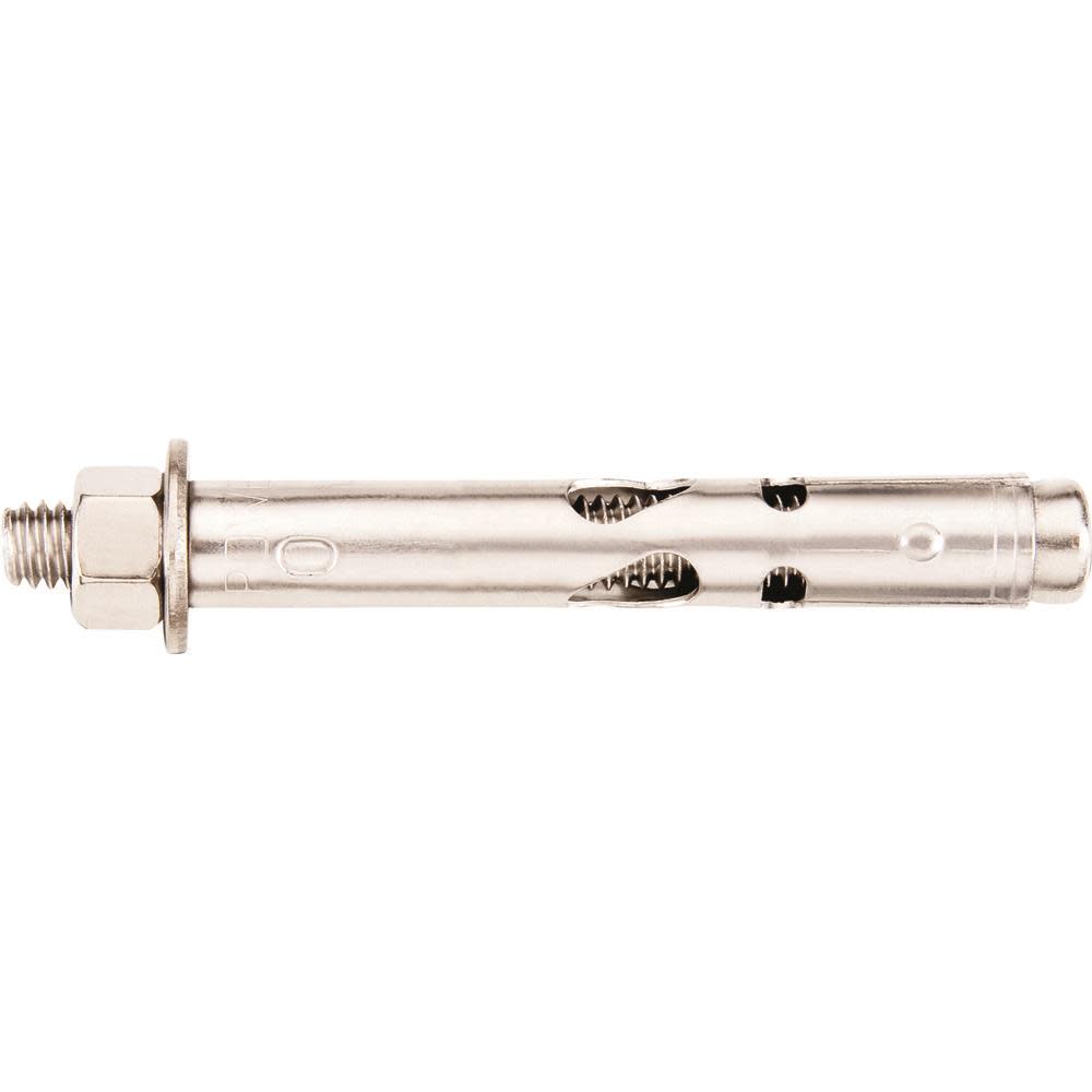 DEWALT Sleeve Anchors LOKBOLT SS HEX 1/2 X 2 1/2(AS) QTY: 25 - Flockneti