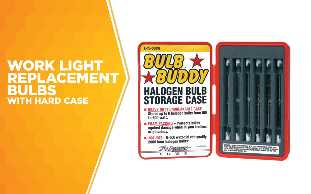 Southwire L15 Six 500 Watt Halogen Bulbs with Bulb Buddy Protective Case - Flockneti