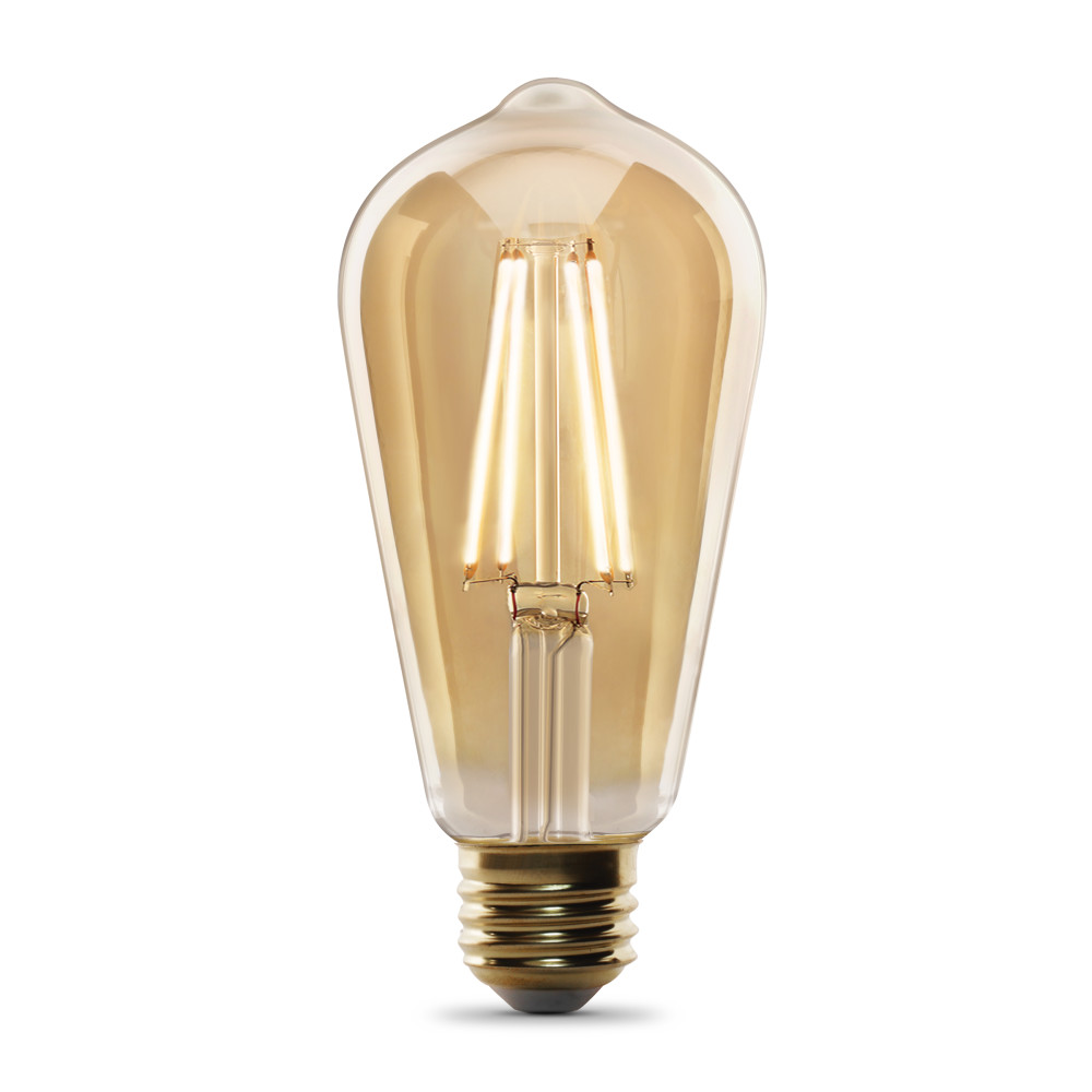 Feit Electric 60W Vintage ST19 Smart WiFi LED Bulb 1pk - Flockneti