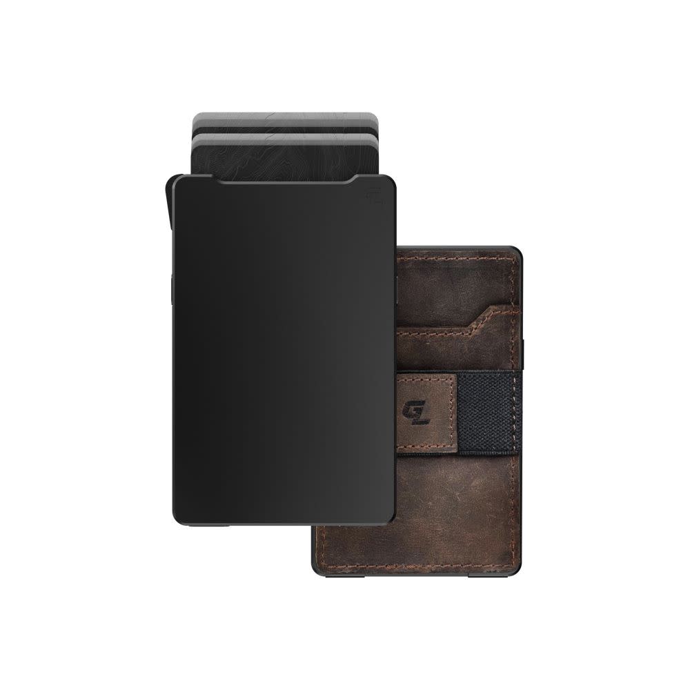 Groove Life Wallet Midnight Black Black Leather - Flockneti
