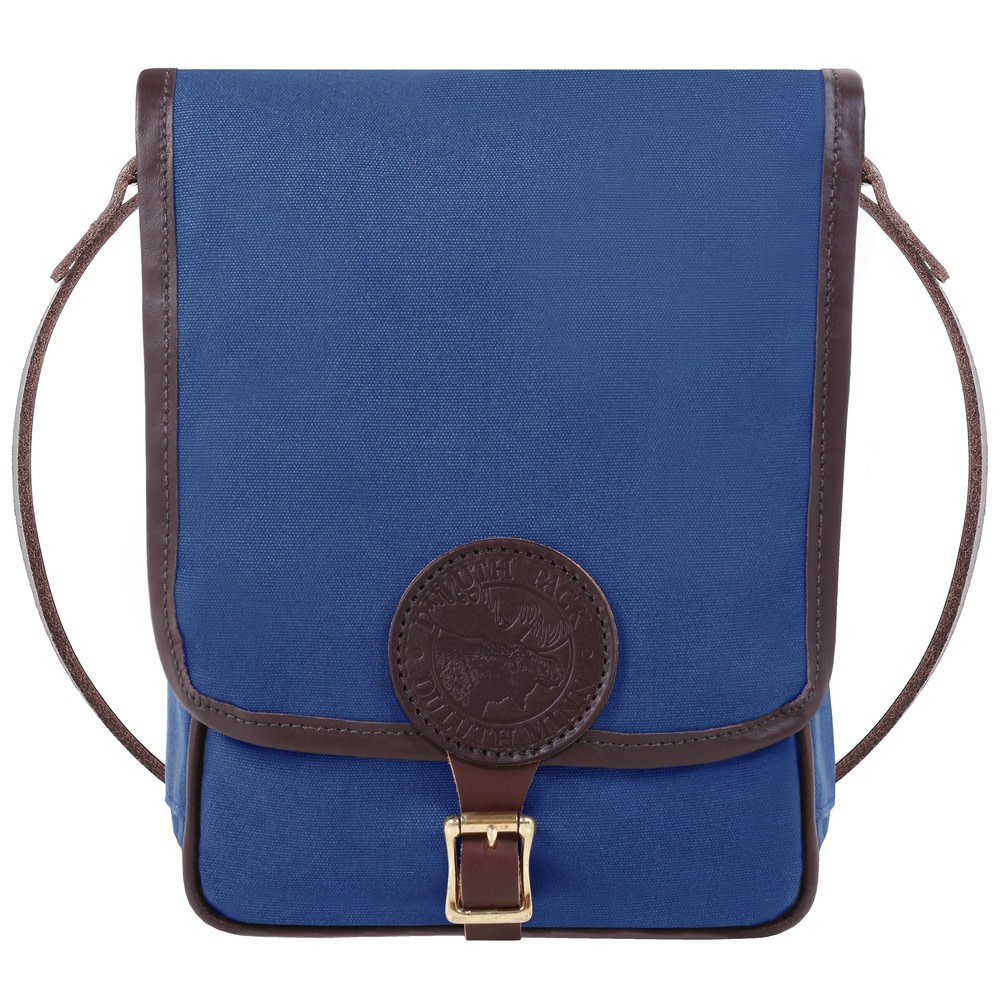 Duluth Pack Haversack with Leather Trim – Royal Blue - Flockneti