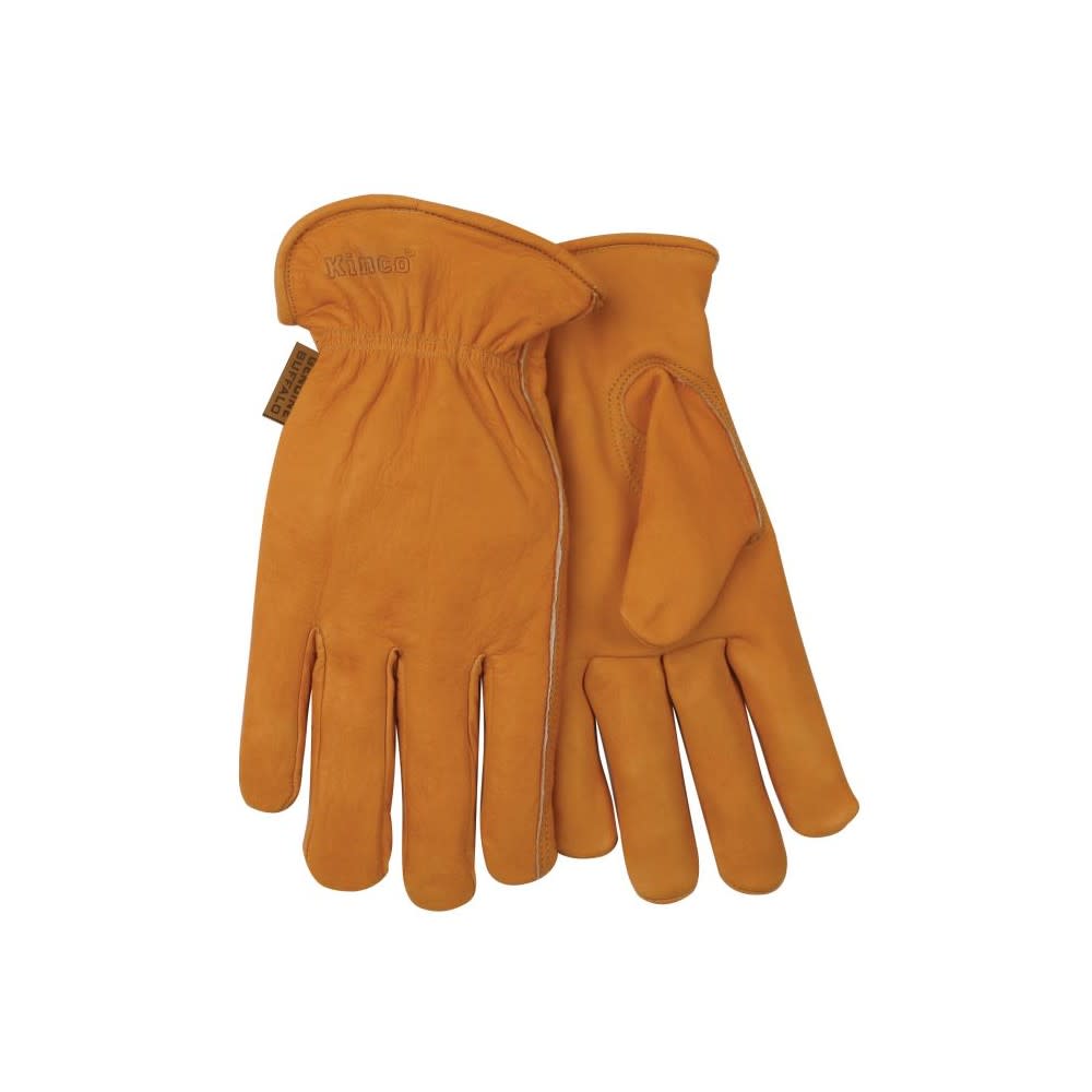 Kinco Dark Golden Grain Buffalo Leather Driver Gloves - Flockneti