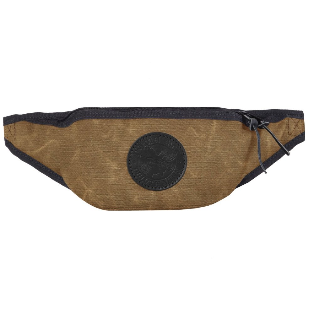 Duluth Pack 3 Liter Capacity Wax Khaki Medium Fanny Pack - Flockneti