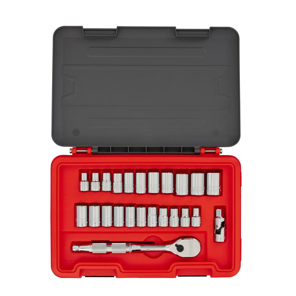 Proto Socket Set 1/2 DR SAE & MM 12pt AERO 25pc - Flockneti