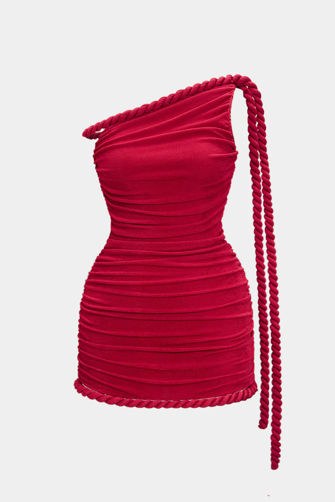 Plus Size Patchwork Twist Knot Sleeveless Mini Dress - Flockneti