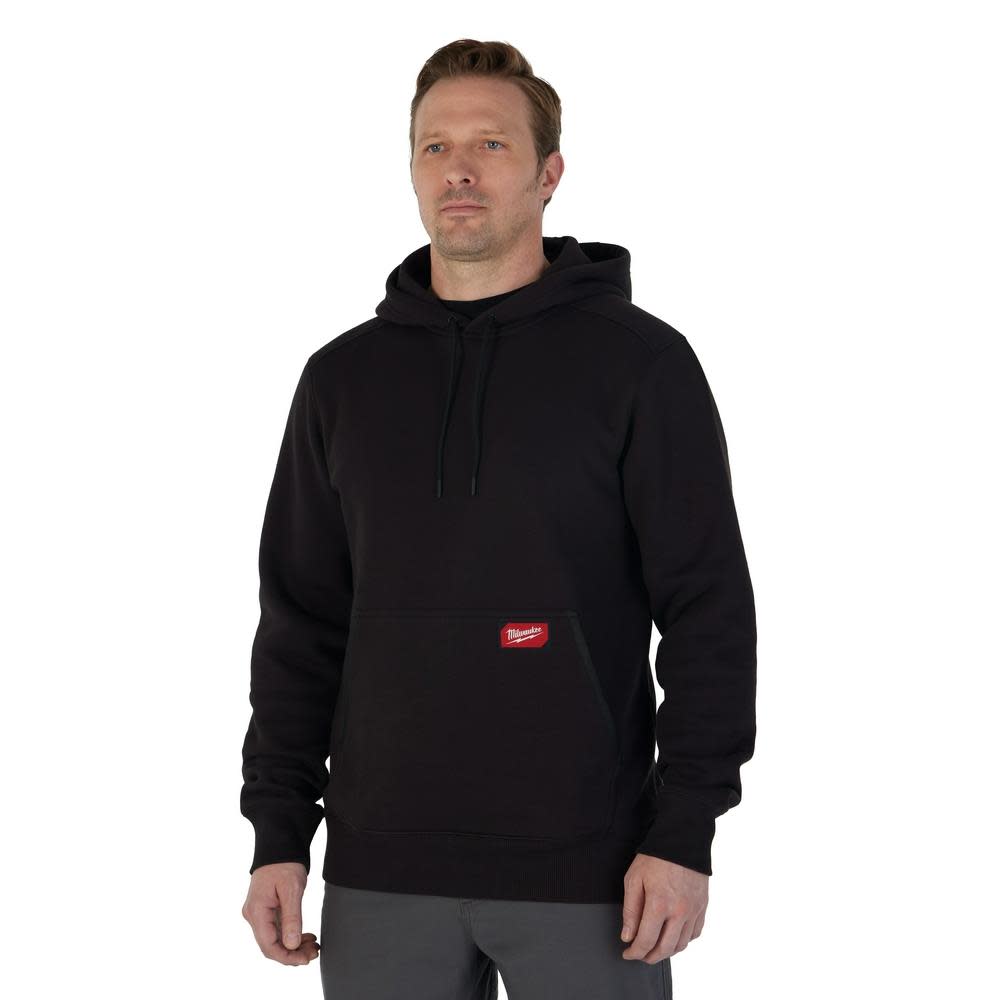 Milwaukee Midweight Pullover Hoodie Black Large - Flockneti