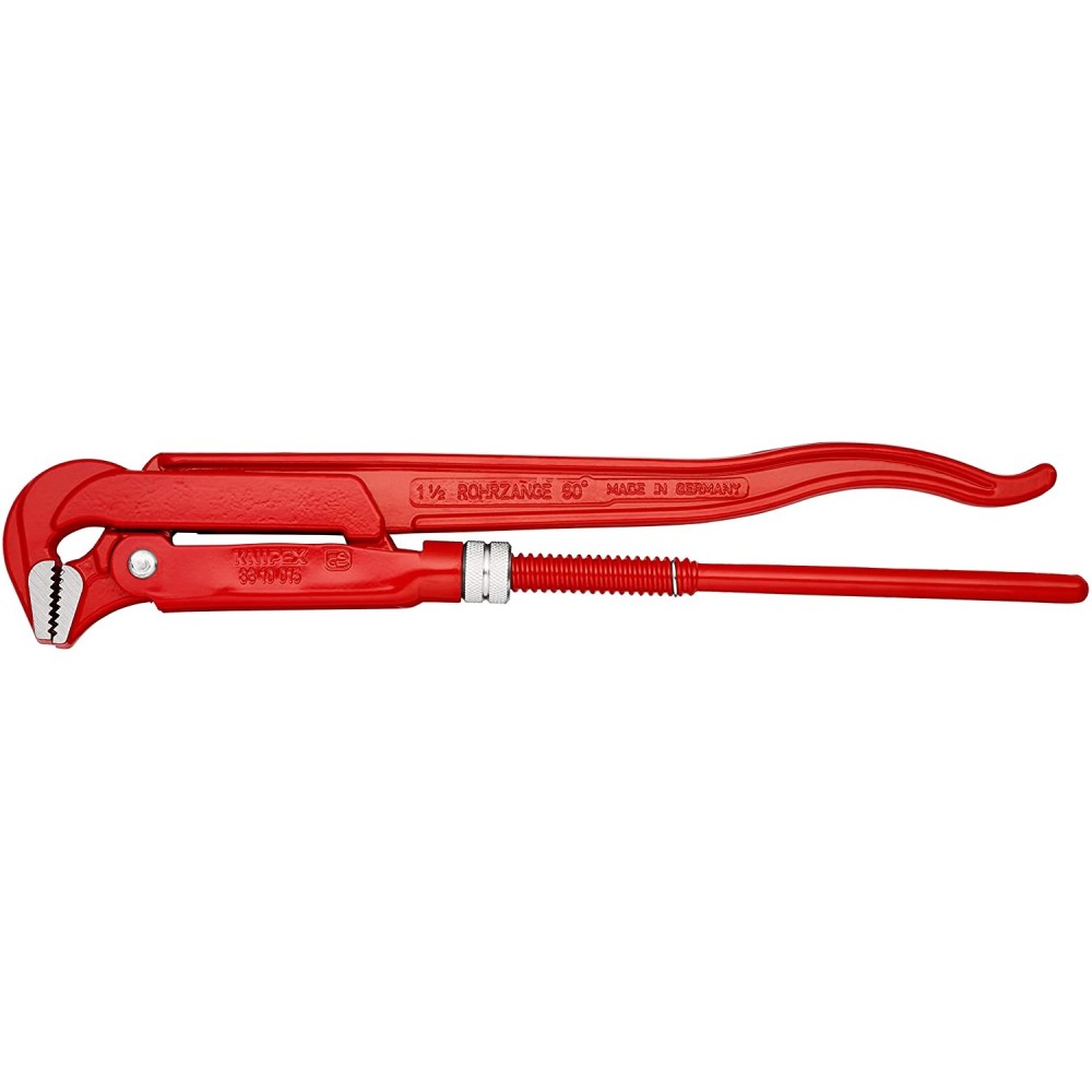 Knipex Pipe Wrench 90 Degree Angled 420 mm Swedish Pattern - Flockneti