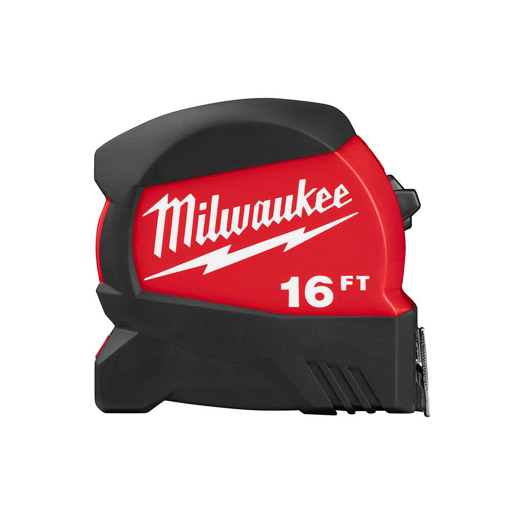 Milwaukee 16Ft Compact Wide Blade Tape Measure - Flockneti