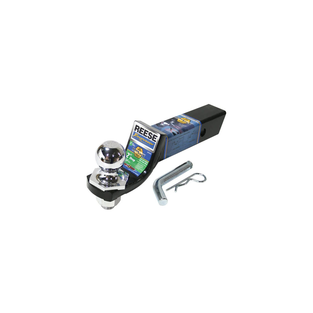 Reese Interlock 9″ 6000 lbs Hitch Ball Mount Starter Kit - Flockneti