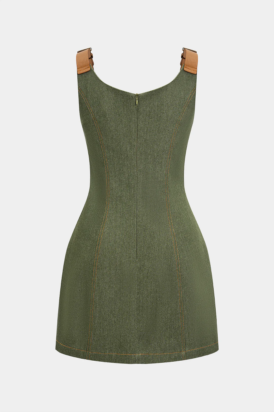 Metallic Decor Sleeveless Dress - Flockneti