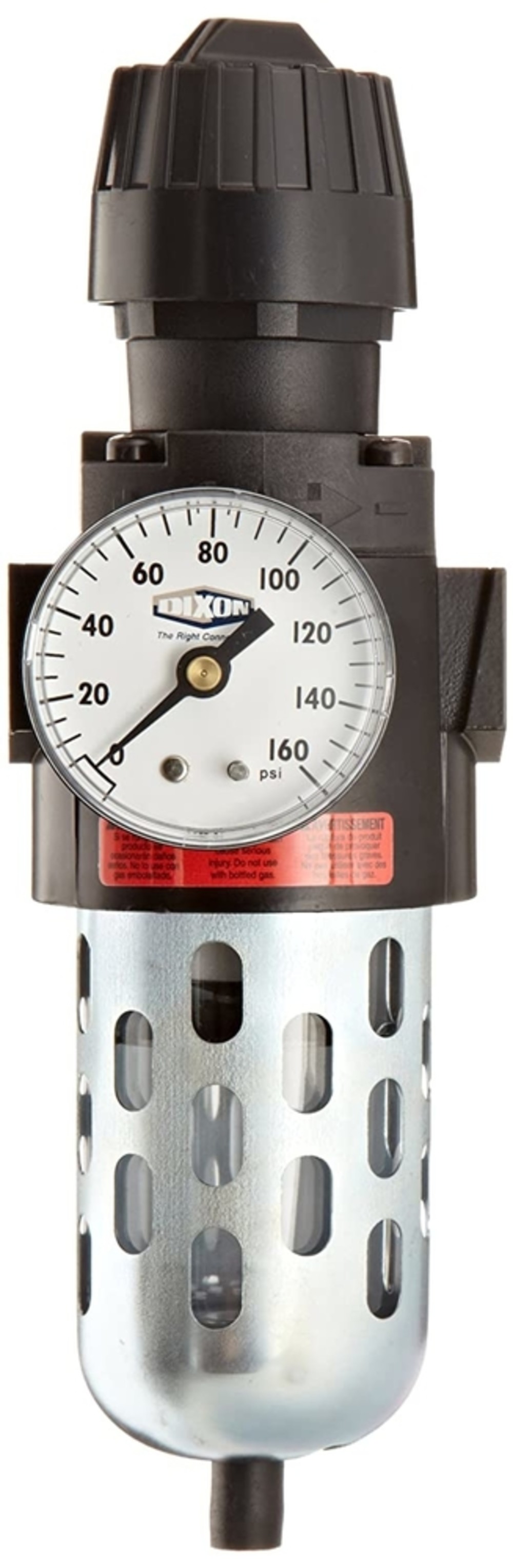 Dixon Valve and Coupling CB6 Compact Filter/Regulator Manual Transparent Bowl with Guard 70 SCFM 1/2″ - Flockneti