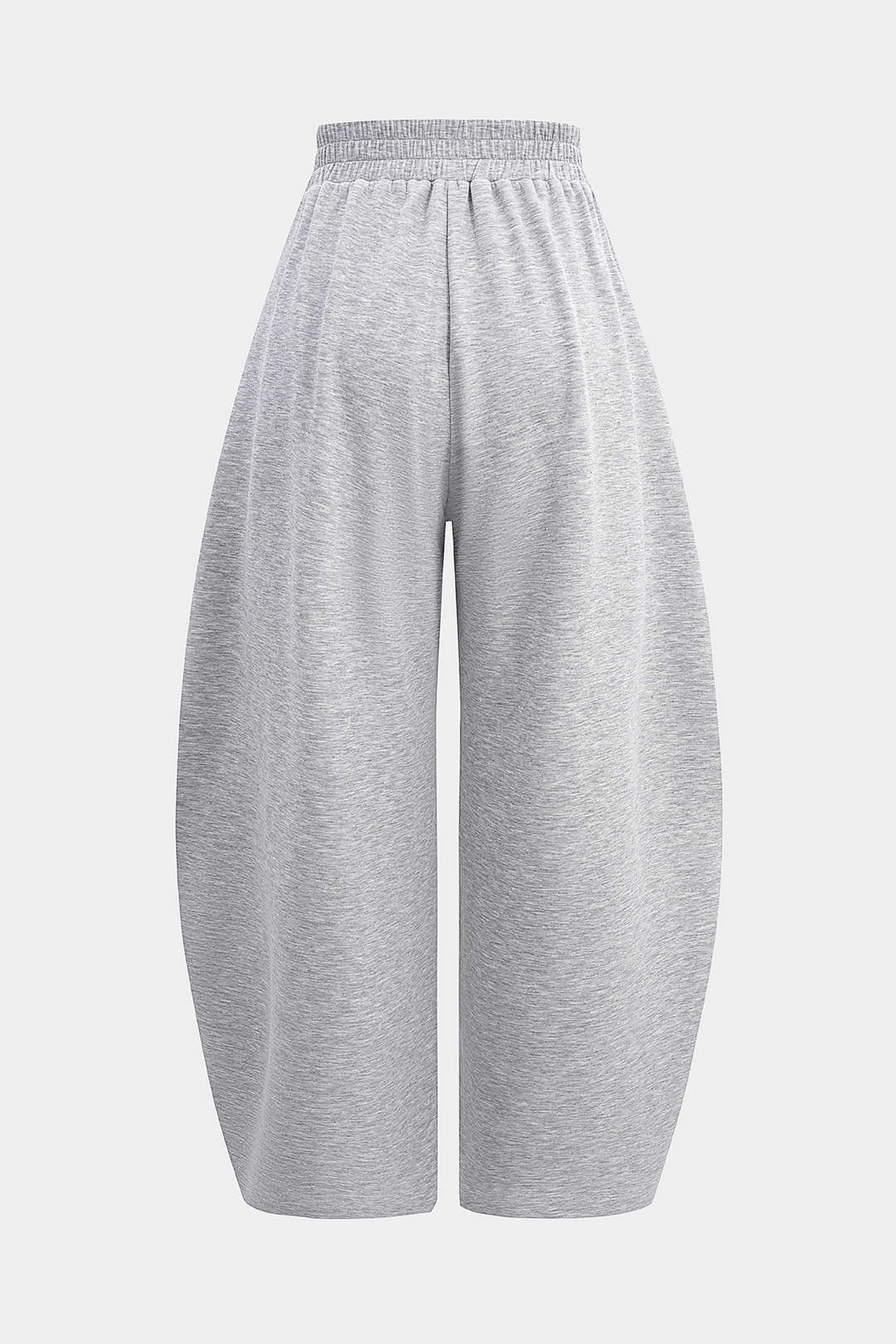 Crossed Shirred Waist Barrel Pants - Flockneti