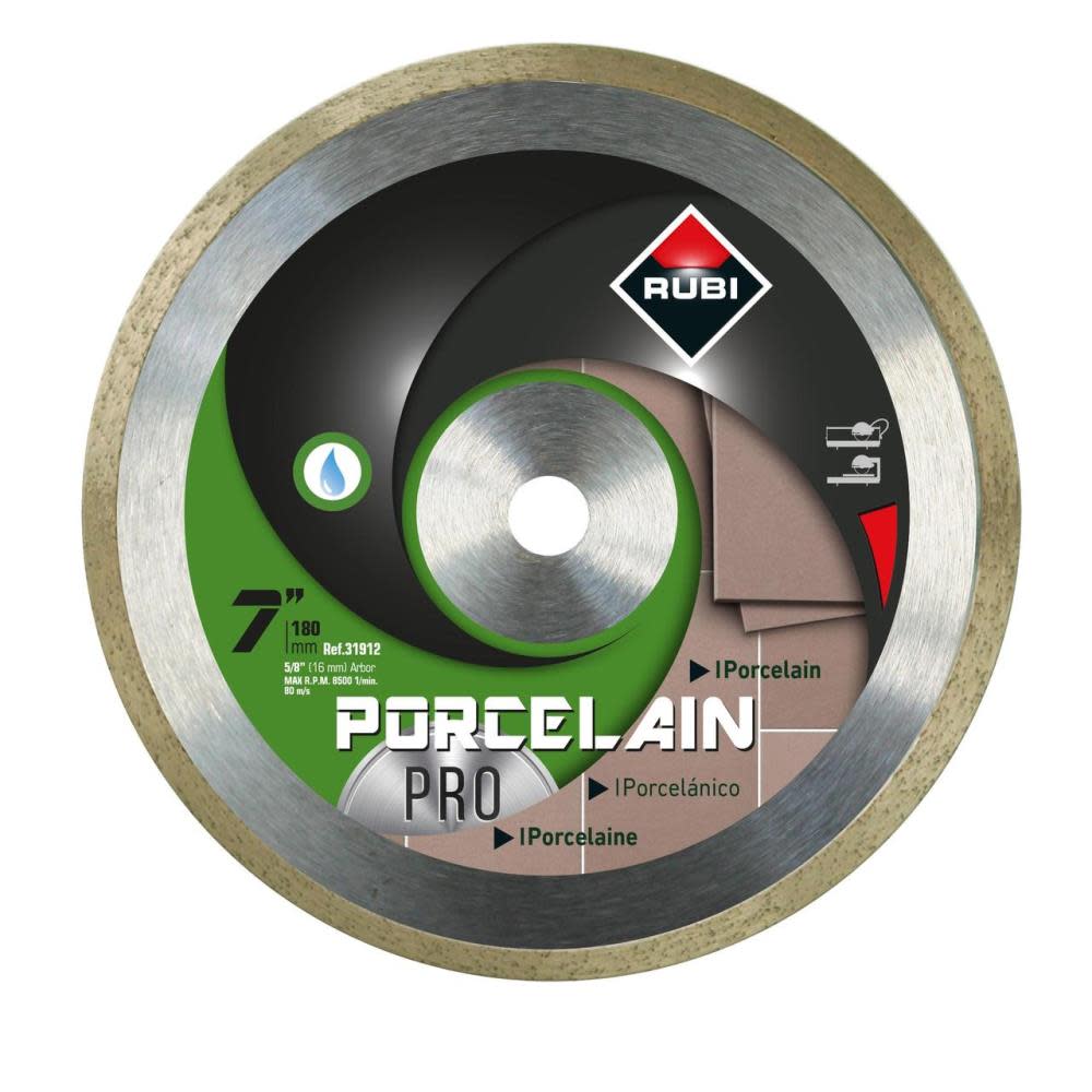 Rubi Tools 7 In. Diamond Porcelain Blade - Flockneti