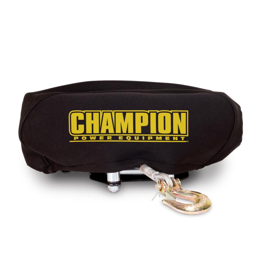 Champion Power Equipment Weather-Resistant Neoprene Storage Cover for Winches 4000-5000 lb. - Flockneti
