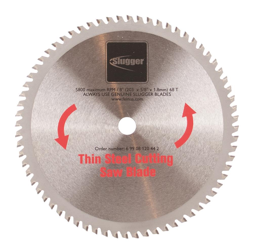 Fein Slugger by 8 In. Thin Material Steel Saw Blade - Flockneti