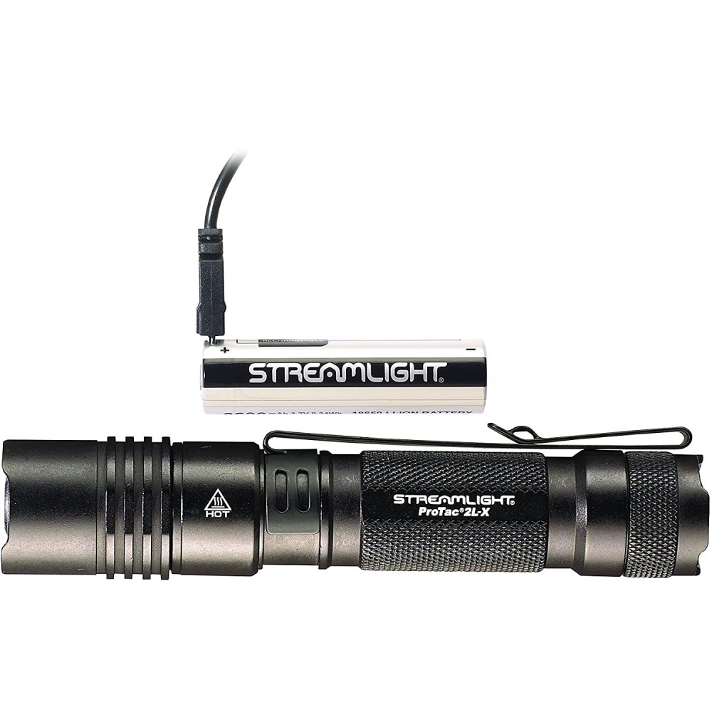 Streamlight ProTac 2L-X USB Black Multi-Fuel Tactical Flashlight - Flockneti