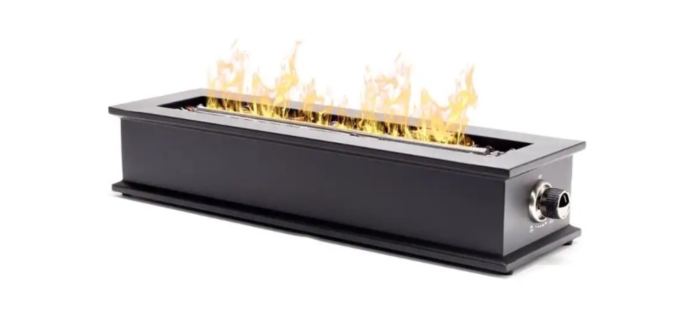 Ukiah Loom X Tabletop Outdoor Fire Pit Propane Rectangular 28″ - Flockneti