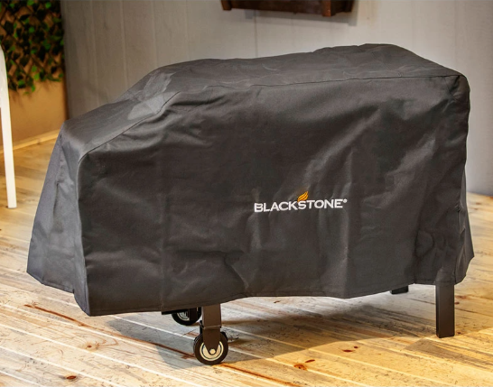 Blackstone Heavy Duty Canvas Weather Resistant Cover for 28” Griddle with Shelf and Tailgater 1529B1 - Flockneti