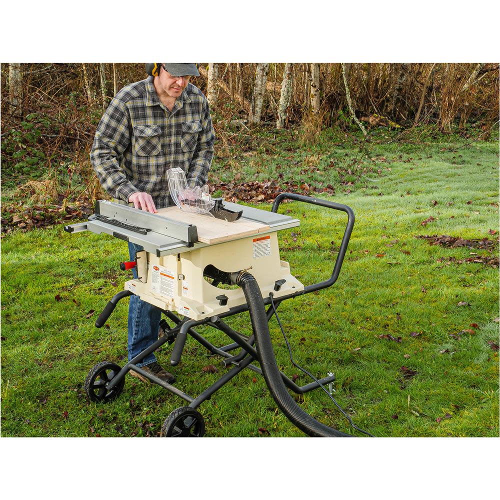 Shop Fox 10″ Benchtop Table Saw with Stand 120V 2HP 1 Phase - Flockneti