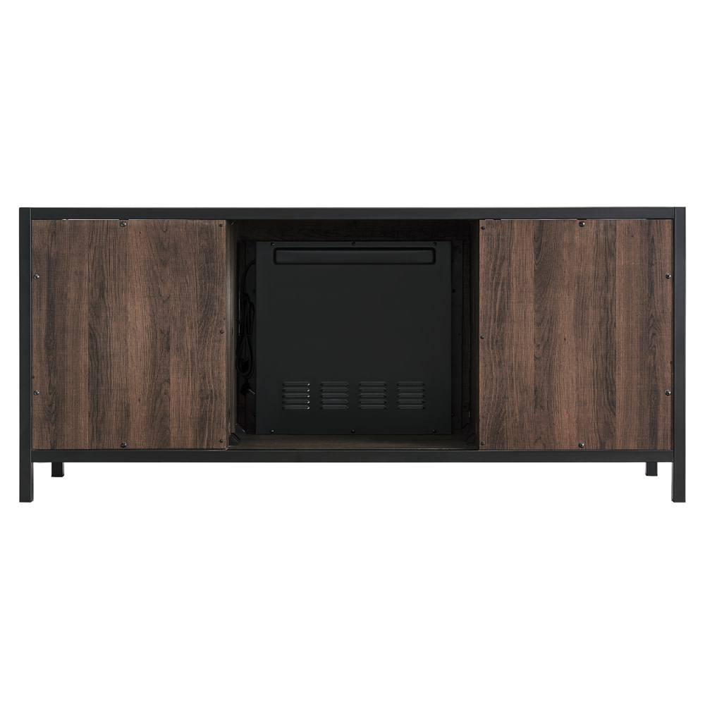 Hearthpro Media Electric Fireplace Full Metal Frame - Flockneti