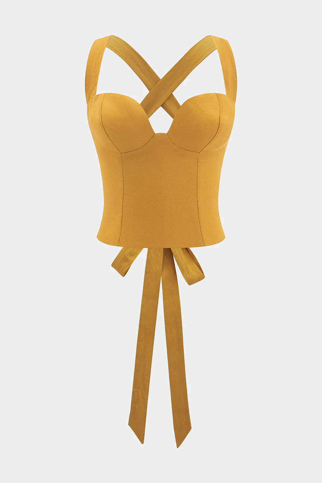 Bustier Backless Tie-Up Cami Top - Flockneti