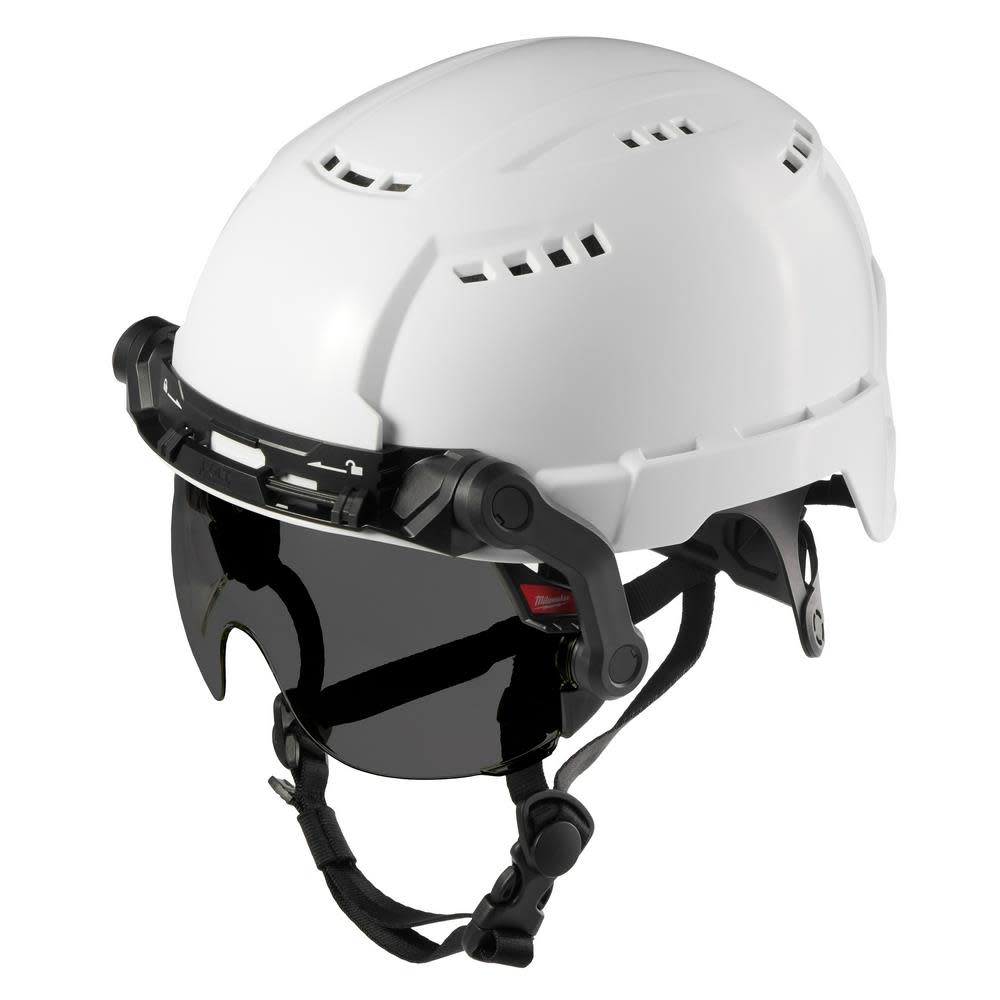 Milwaukee BOLT Eye Visor Tinted Dual Coat Lens Compatible with Safety Helmets - Flockneti