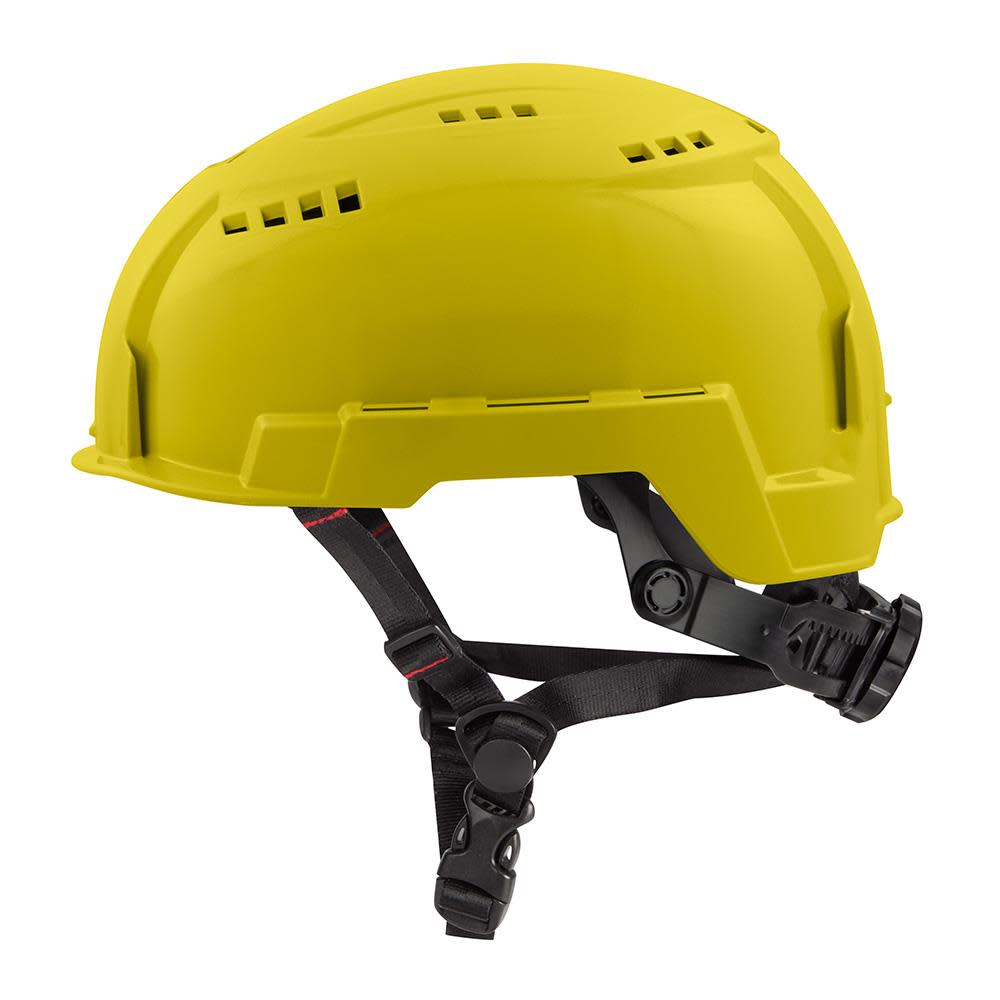 Milwaukee Yellow Vented Helmet with BOLT Class C - Flockneti