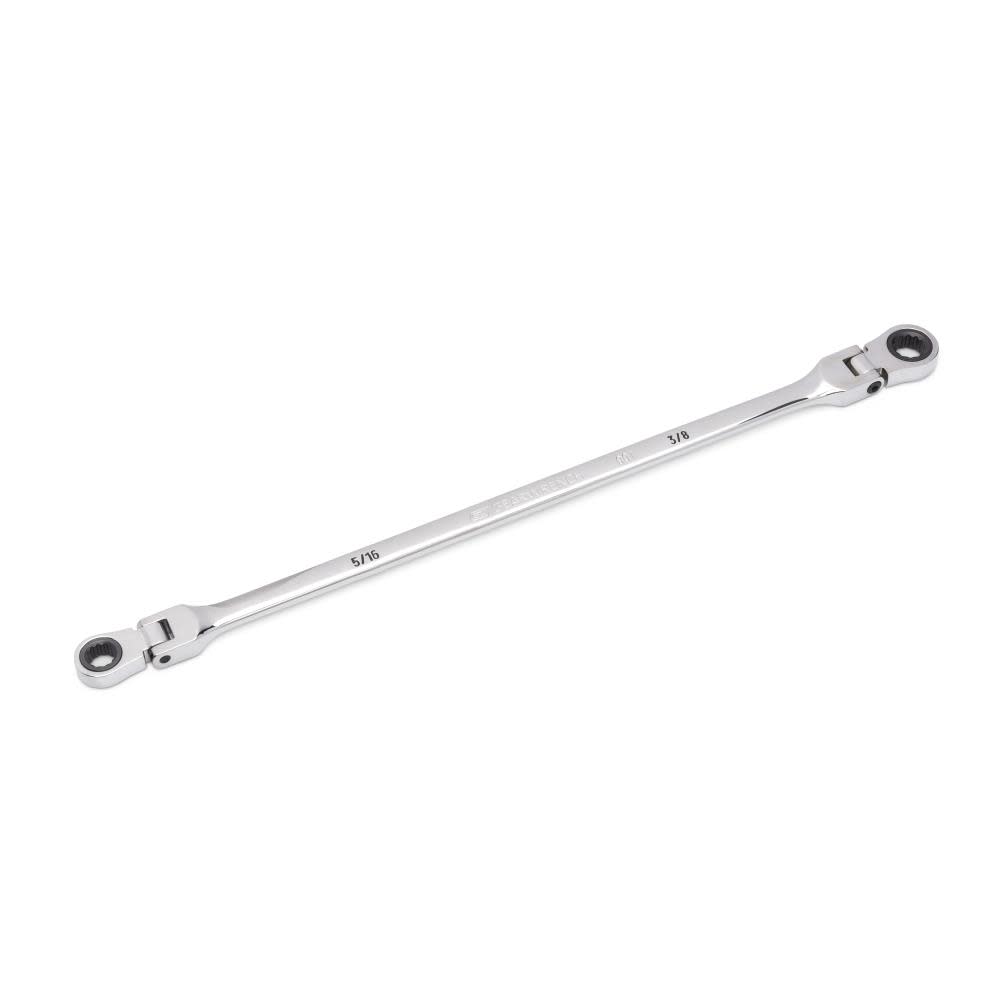 GEARWRENCH 90 Tooth 12 Point GearBox Double Flex Ratcheting Wrench 5/16×3/8 - Flockneti
